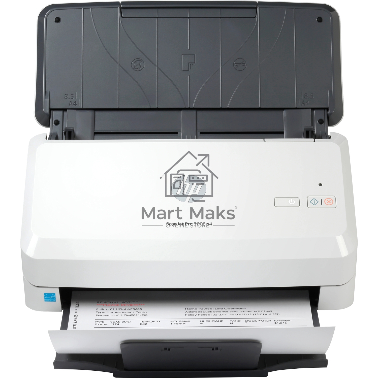 Сканер HP ScanJet Pro 3000 s4 Scanner, 1y warr, (replace L2753A)
