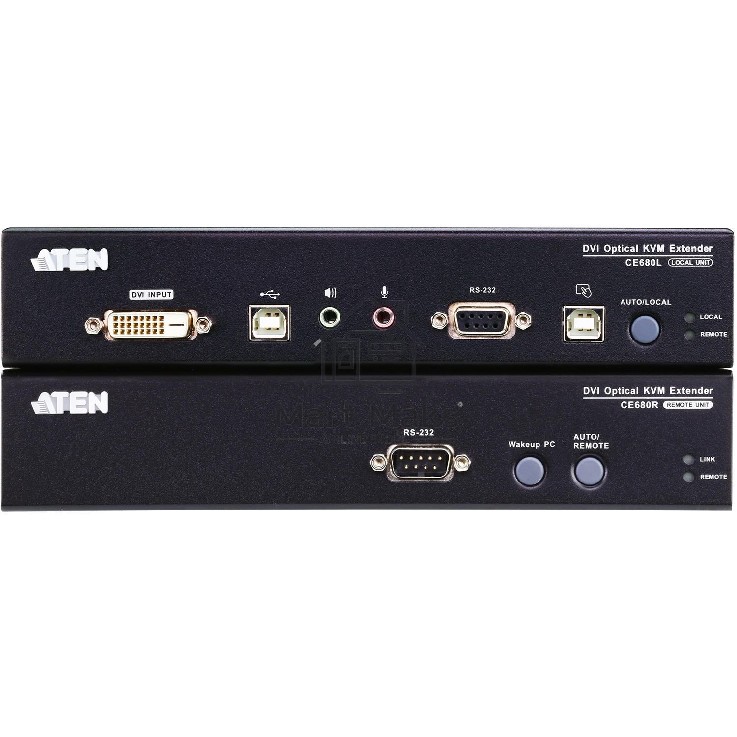 Удлинитель ATEN DVI Optical KVM Extender W/1.8M W/EU ADP