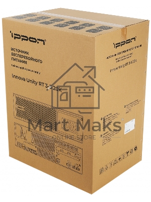 Источник бесперебойного питания Ippon Innova Unity RT 3-3 20K 20000Вт 20000ВА черный