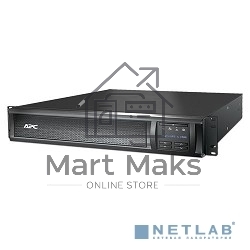 Источник бесперебойного питания APC Smart-UPS X SMX1500RMI2U 1200Вт 1500ВА черный