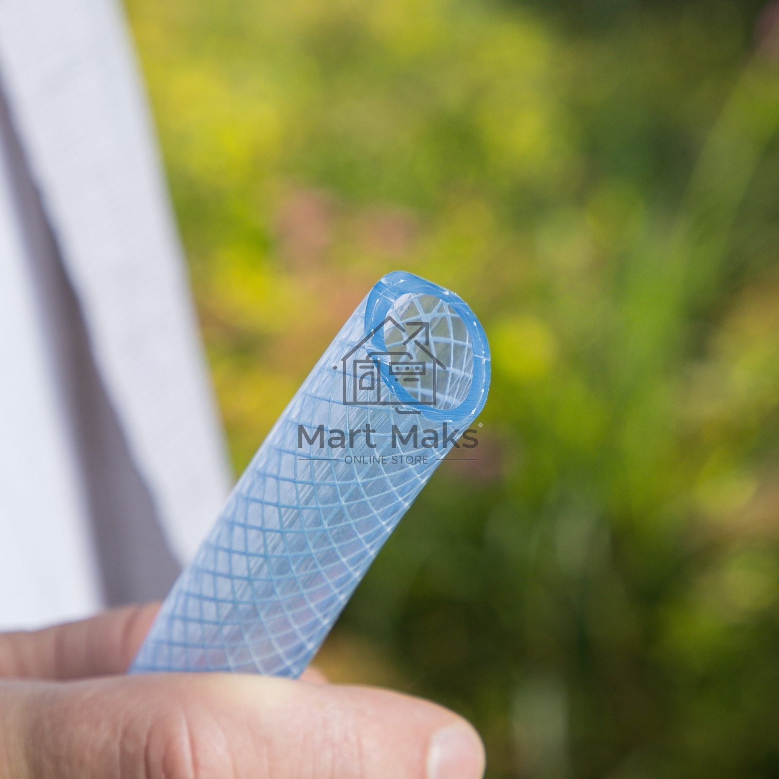 Шланг поливочный прозрачный армированный 3-х слойный, 3/4