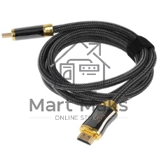Кабель HDMI 19M/M,ver. 2.1, 8K@60 Hz 1.5m метал разъемы, нейлоновая оплетка Telecom TCG300-1.5M Кабель HDMI 19M/M,ver. 2.1, 8K@60 Hz 1.5m метал разъемы, нейлоновая оплетка Telecom