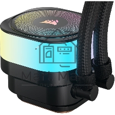 Система жидкостного охлаждения/ Water Cooling System Corsair iCUE LINK TITAN 420 RX RGB (420mm, Black, RGB/ Fans: 3x140mm, 94.7CFM, 36dBA, 1700RPM/ S: 1851, 1700, AM5, AM4)