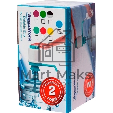 Помпа для 19л бутыли Aqua Work Дельфин Эко механический голубой картон