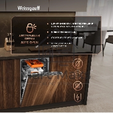 Встраиваемая посудомоечная машина Weissgauff BDW 4538 Touch Inverter Autoopen Timer Floor