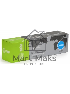 Картридж лазерный Cactus CS-CF350A черный (1300 стр.) для HP M176/M177