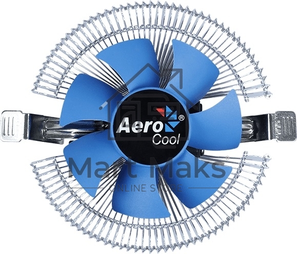 Кулер для процессора AeroCool / Formula Verkho I серебристый, 80 мм, алюминий, 2500 об/мин, 29.7 дБ, 4 pin, 90 Вт, 45 мм