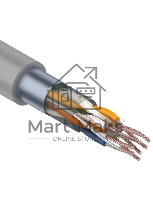 Кабель витая пара Rexant FTP 4PR 24AWG, CAT5e STRANDED (бухта 305 м)