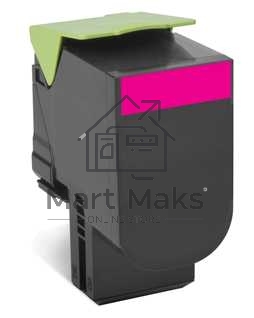 Картридж Lexmark с тонером, пурпурный, 1000 стр. для CX310/410/510, Return