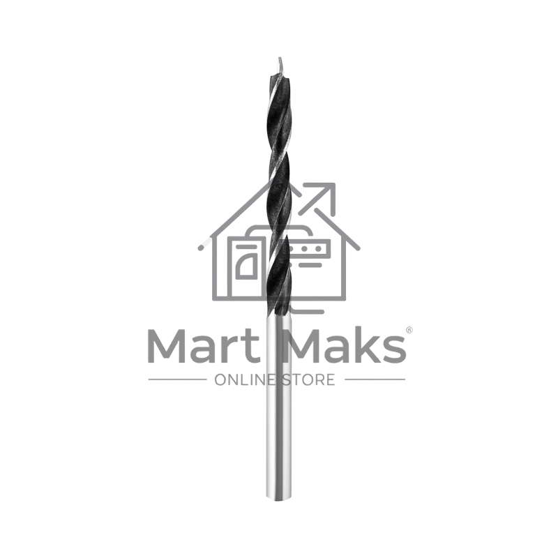 Сверло по дереву KRANZ 5х85 мм, цилиндрический хвостовик