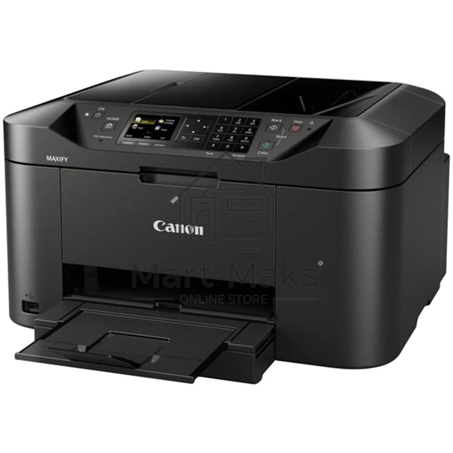 МФУ струйный Canon MAXIFY MB2140 (0959C007), А4, цветная, печ. 19 стр/мин. (ч/б) 13 стр/мин. (цветн.), скан. до 18 стр/мин. (ч/б) 15 стр/мин (цветн), 600 x 1200 dpi (принтер), 1200x1200dpi (сканер), USB, Wi-Fi
