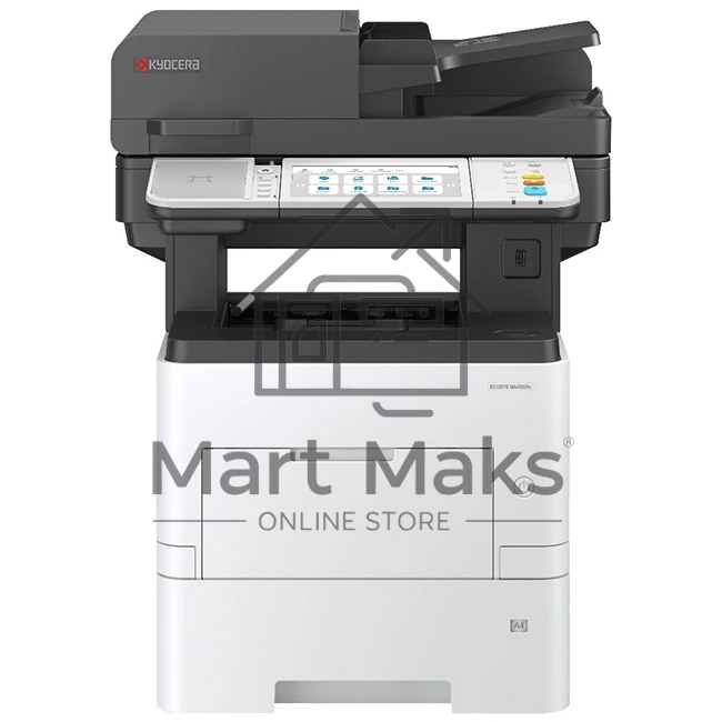 МФУ лазерный KyoceraECOSYS MA4500ifx (110C103NL0), A4, ч/б, печ. до 45 стр/мин., скан. до 60 стр/мин. (ч/б) 40 стр/мин. (цвет), 1200 x 1200 dpi (печать) 600x600dpi (скан.), USB, RJ-45, Air Print, Mopria