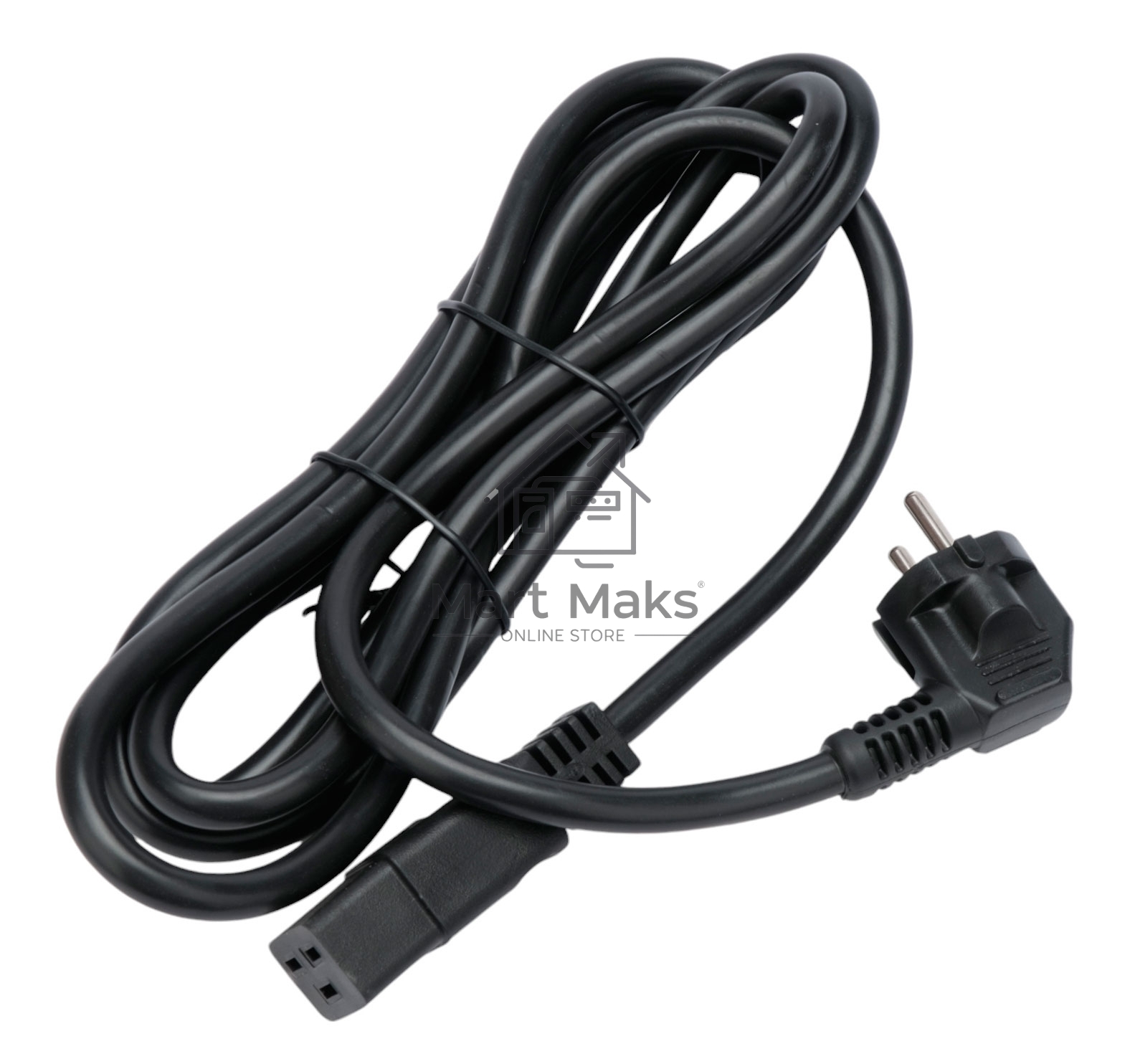 Кабель питания Cablexpert Россия PC-S22-C19-2.5-3M, Schuko-C19, 3x2.5мм2, 16A, с заземлением, медь, 3м, черный, пакет