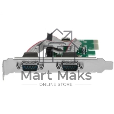 Контроллер ExeGate EXE-307 PCI-E, 2*COM port (OEM)