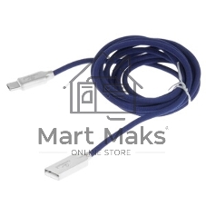 Кабель USB2.0 Cablexpert CC-P-mUSB02Bl-1.8M, AM/microB, серия Platinum, длина 1.8м, синий, блистер