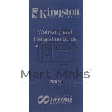 Оперативная память Kingston ValueRAM, DDR5, 8GB (1x8GB), 5600MHz, CL46, DIMM
