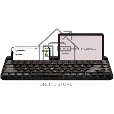 Клавиатура беспроводная A4Tech Fstyler FBK30 черный/серый USB BT/Radio slim Multimedia