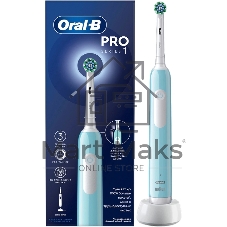 Зубная щетка электрическая Oral-B Pro 1 80870244 голубой