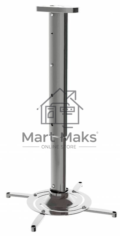 Кронштейн для проектора Cactus CS-VM-PR05L-AL серебристый макс.10кг настенный и потолочный поворот и наклон