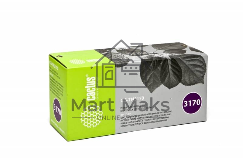 Картридж лазерный Cactus CS-TN3170 черный (7000 стр.) для Brother HL 5240/5250DN/5250DNT/5280DW