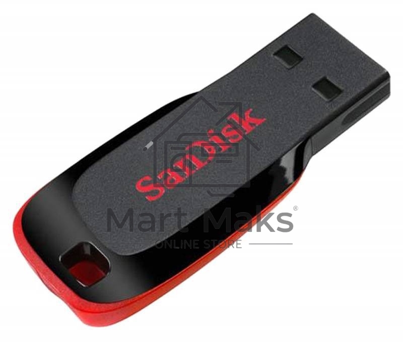 Флешка USB R/W R/W 128GB SanDisk CZ50 Cruzer Blade, USB 2.0