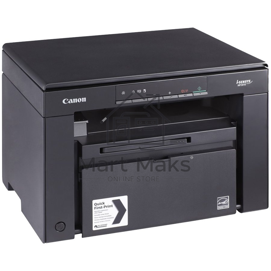 МФУ лазерный Canon i-SENSYS MF3010 (5252B004), A4, ч/б, печ. 18 стр/мин., скан. до 18 стр/мин., 600 x 1200 dpi (печать) 600x600dpi (сканер), USB 2.0