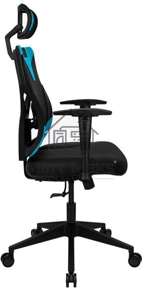 Кресло Aerocool GUARDIAN Ice Blue (<150кг, эргономичное, сетчатый материал, 2D подлокотник)