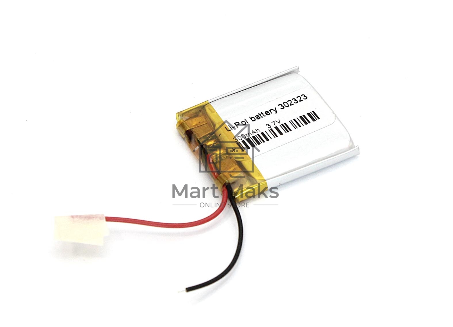 Аккумулятор Li-Pol (батарея) 3*23*23мм 2pin 3.7V/160mAh