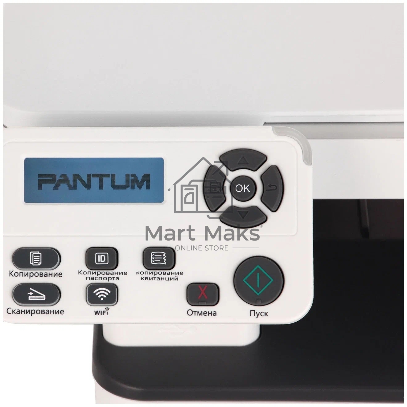 МФУ лазерный Pantum M6700DW, A4, ч/б, печ. до 30 стр/мин., 1200x1200dpi, USB, RJ-45, Wi-Fi