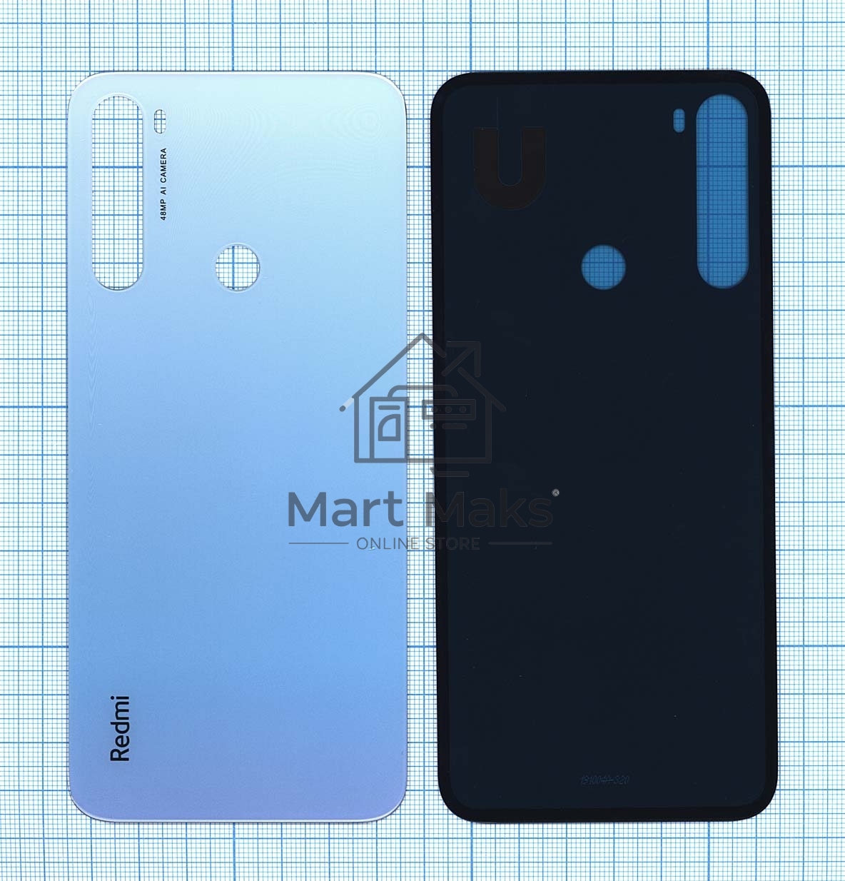 Задняя крышка для Xiaomi Redmi Note 8T белый
