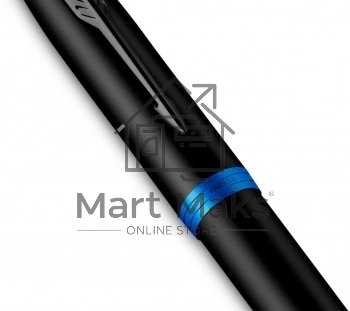 Ручка перьевая Parker IM Vibrant Rings F315 (2172858) Marine Blue PVD F сталь нержавеющая, подарочная коробка