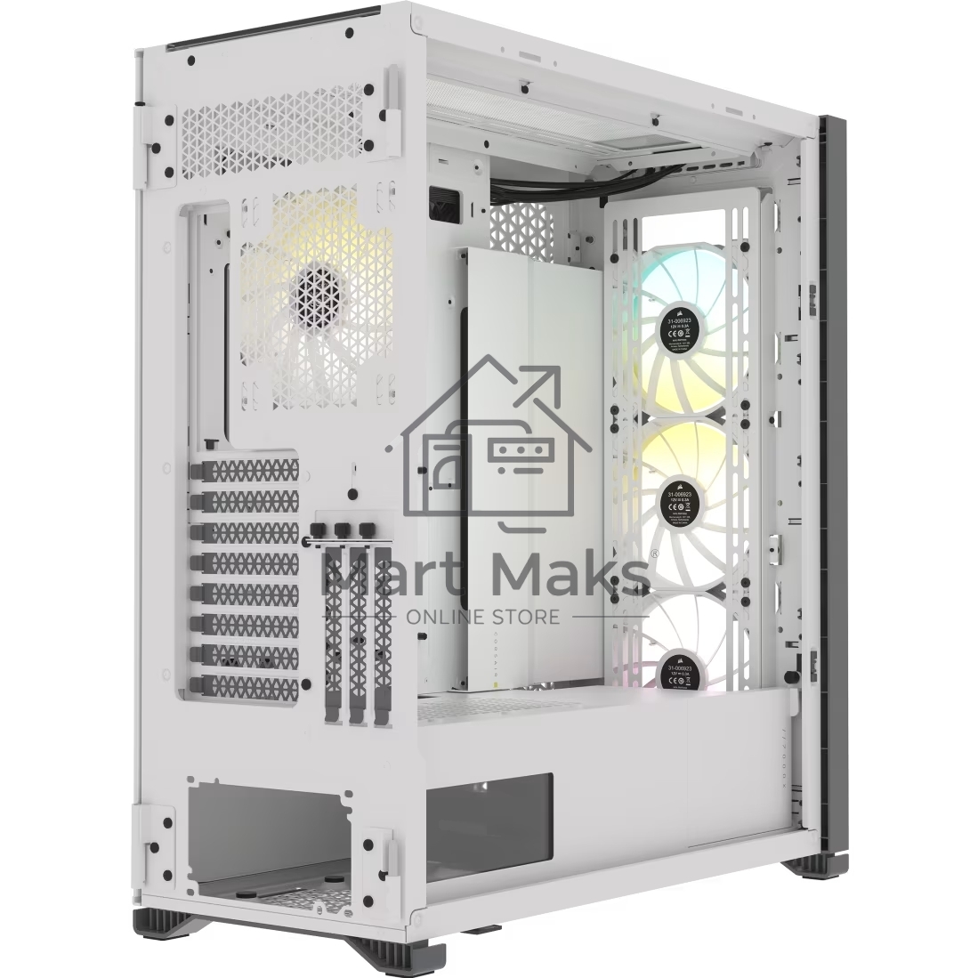 Компьютерный корпус Corsair iCUE 7000X RGB CC-9011227-WW Full-Tower ATX, белый, Tempered Glass (639459)