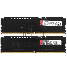Оперативная память Kingston Fury Beast, DDR5, 32GB (2x16GB), 5600MHz, CL40, DIMM, с радиаторами, черный