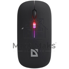 Мышь беспроводная Defender Coda MB-261 черный, 1600 dpi, радиоканал, Bluetooth, USB, кнопки - 4
