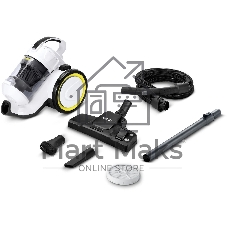 Пылесос Karcher VC 3 белый/черный, 250/700 Вт, уборка сухая, пылесборник контейнер 0.9 л