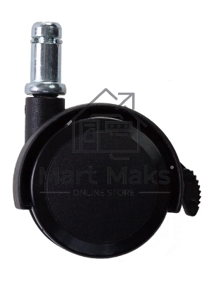 Набор колес Бюрократ BlockCastorSet3850/PU черный для паркета/ламината 11мм