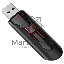 Флешка USB SanDisk CZ600 Cruzer Glide (SDCZ600-256G-G35), 256Gb, USB 3.0, R/W 100/20, черный