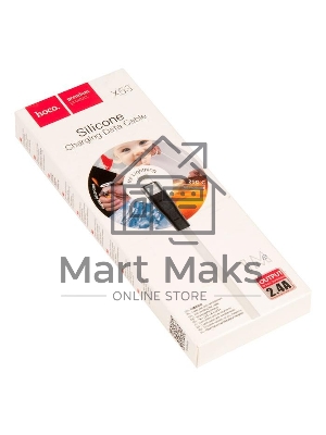 Кабель USB HOCO X53 Angel для Lightning, 2.4А, длина 1.0м, белый