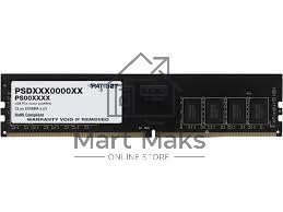 Оперативная память Patriot Signature, DDR4, 16GB (1x16 GB), 3200 MHz, CL22, DIMM