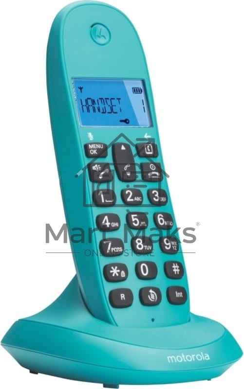 Радиотелефон Dect Motorola C1001LB+ бирюзовый