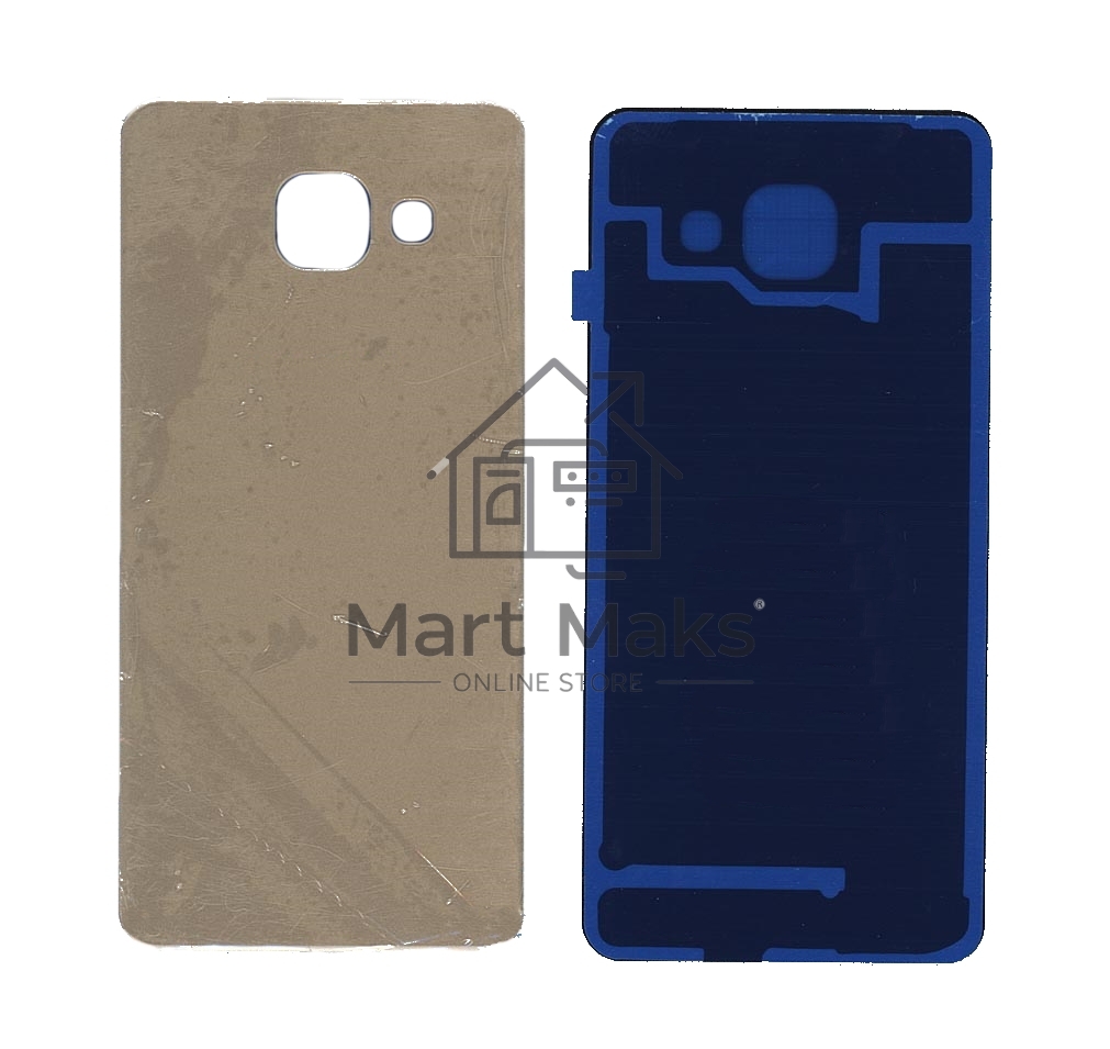 Задняя крышка для Samsung A310F Galaxy A3 (2016) золотая
