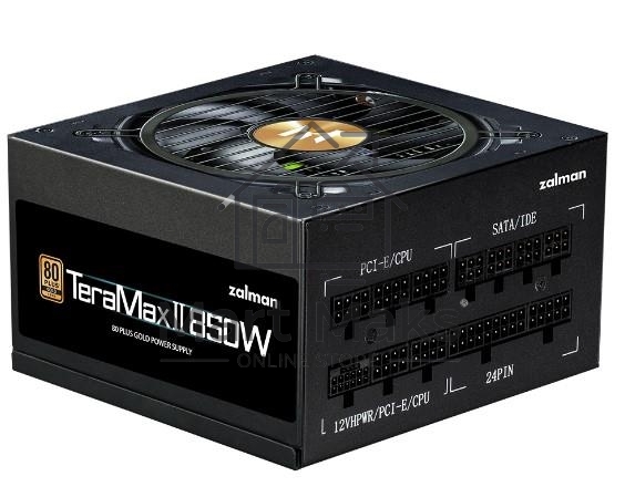 Блок питания Zalman TeraMax II 850W Retai (ZM850-TMX2), 850Вт, 80 PLUS Gold, 120мм, модульный, черный