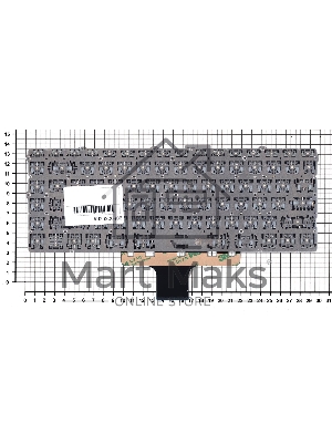 Клавиатура для ноутбука HP Pavilion 14-DV 14-DW черная