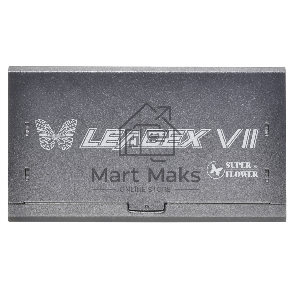 Блок питания Super Flower 850 Ватт Power Supply Leadex VII, 850W, ATX 3.0, 140mm, 12xSATA, 3xPCI-E(6+2), 1x12VHPWR, APFC, 80+ Platinum, Full Modular