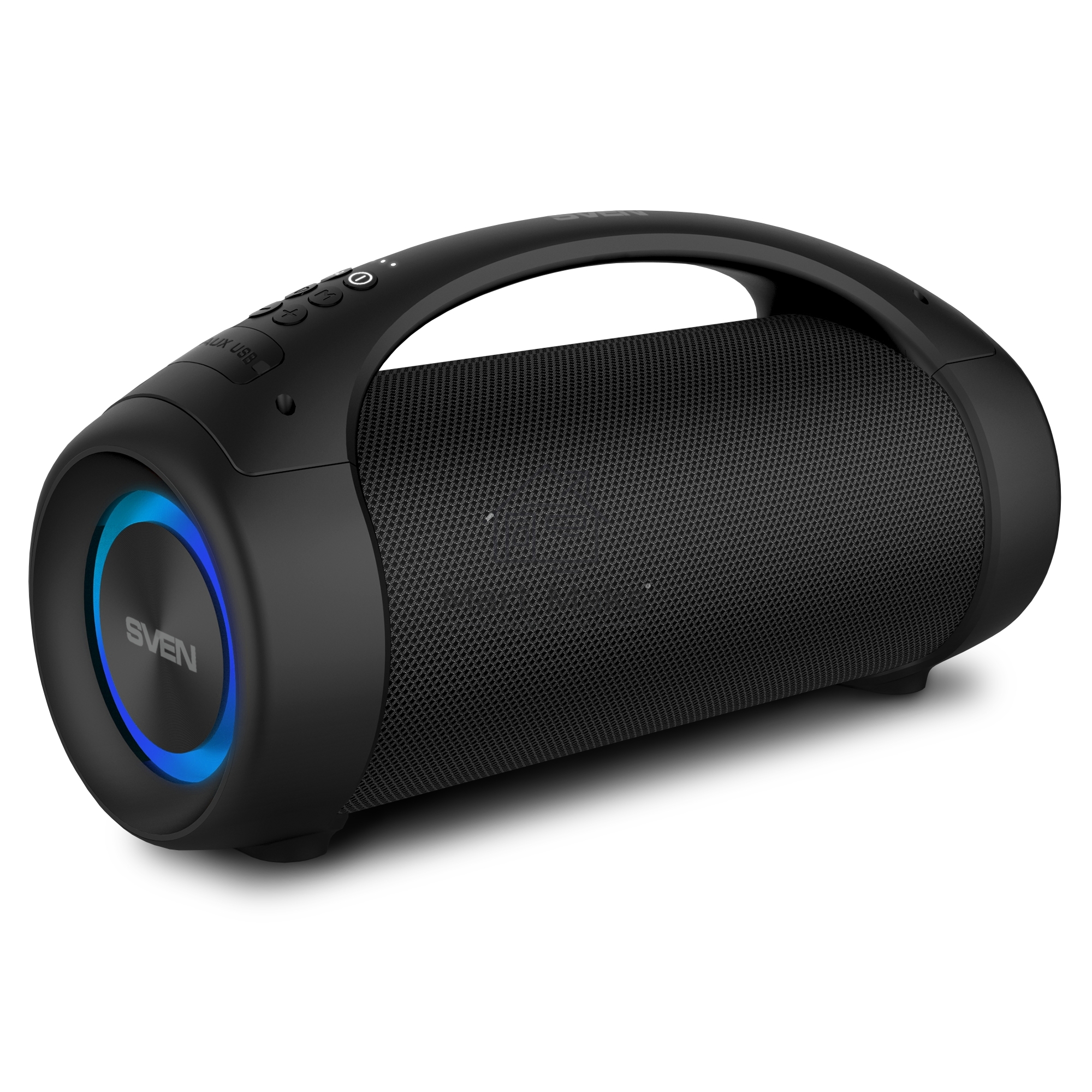 Колонки Sven 370 2.0 чёрные (2x2W, USB, RGB подсветка)