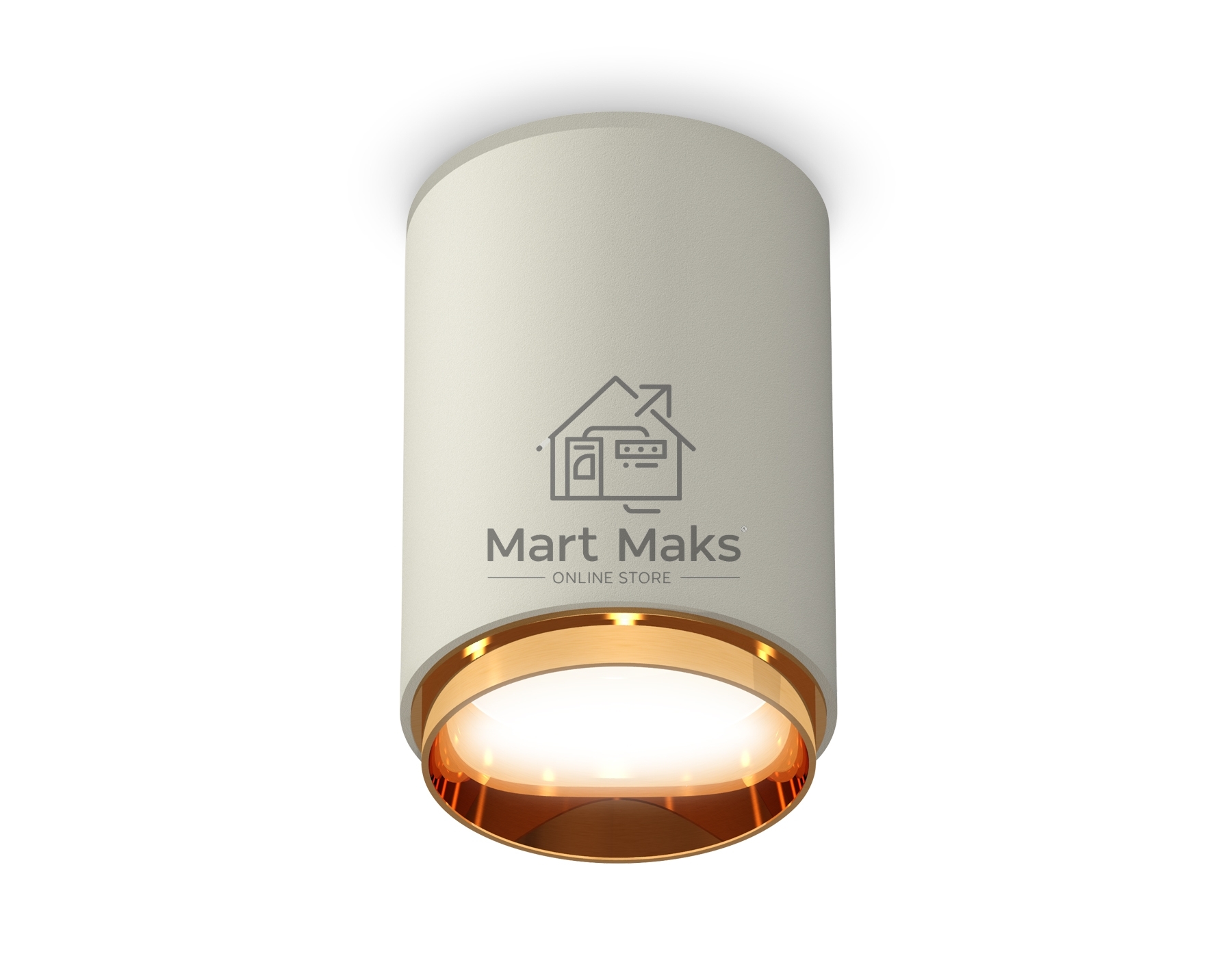 Светильник Ambrella Light XS6314024 SGR/PYG серый песок/золото желтое полированное MR16 GU5.3 (C6314, N6124)