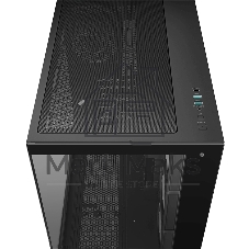 Компьютерный корпус Deepcool CG530 4F черный без БП ATX 2x120мм 2x140мм 2xUSB 2.0 1xUSB 3.0 audio bott PSU