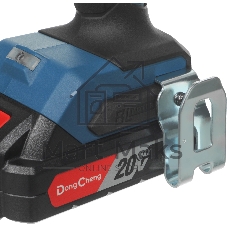 Дрель-шуруповерт DongCheng DCJZ2040i13, 20 В, 2 Ач, 45 Нм, бесщеточный, ударный
