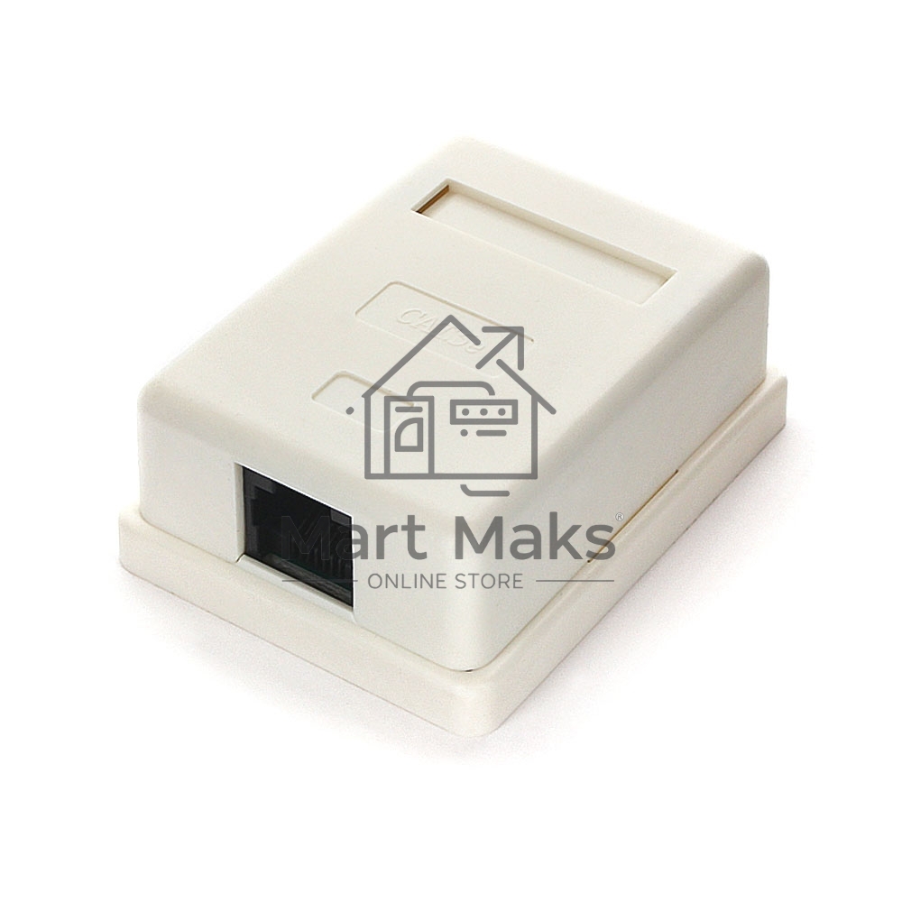Розетка GEMBIRD NA212 RJ-45 кат.5e внешняя 1 порт, 110&Krone