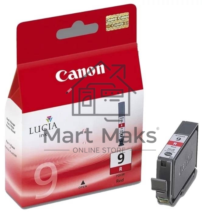 Картридж струйный Canon PGI-9R (1040B001) красный (14 мл.) для Canon Pixma 9500 (Mark II)